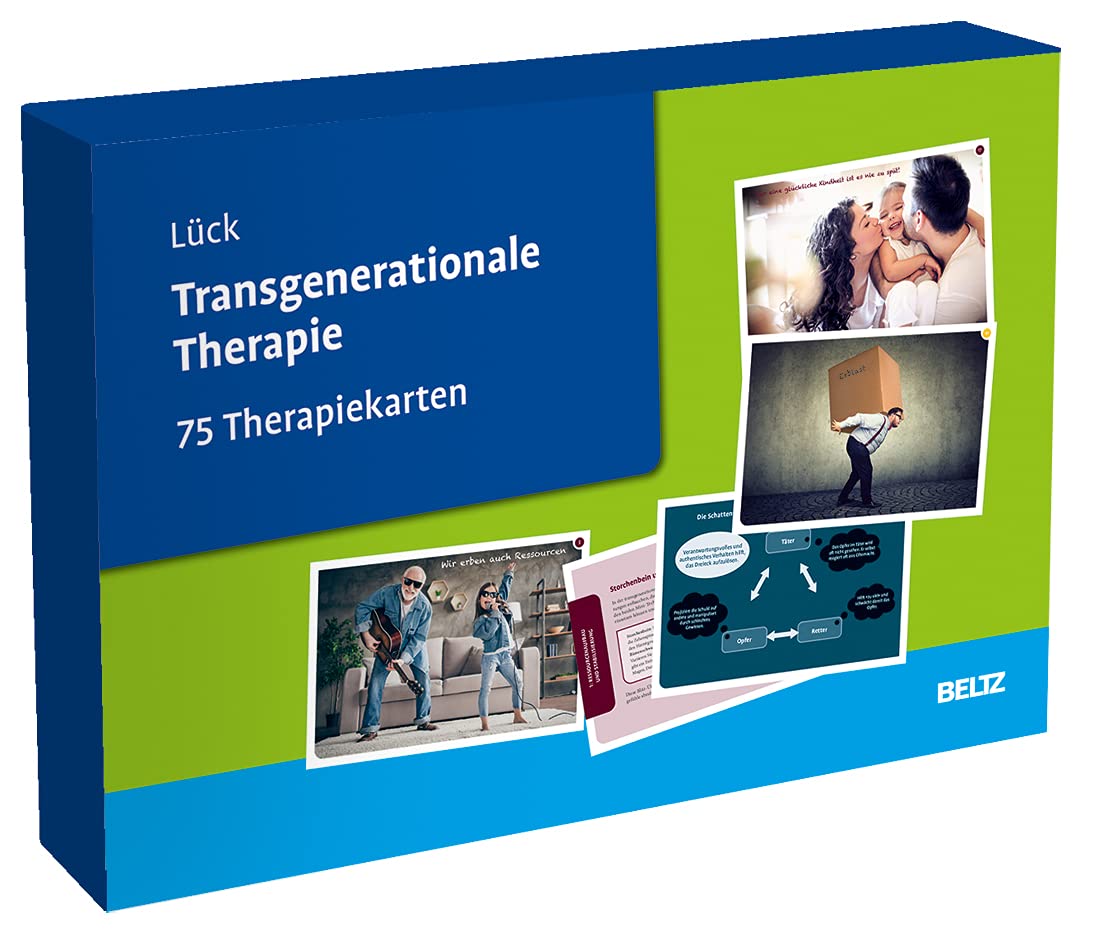 Transgenerationale Therapie: 75 Therapiekarten. Mit 32-seitigem Booklet in hochwertiger Klappkassette, Kartenformat 16,5 x 24 cm (Beltz Therapiekarten)