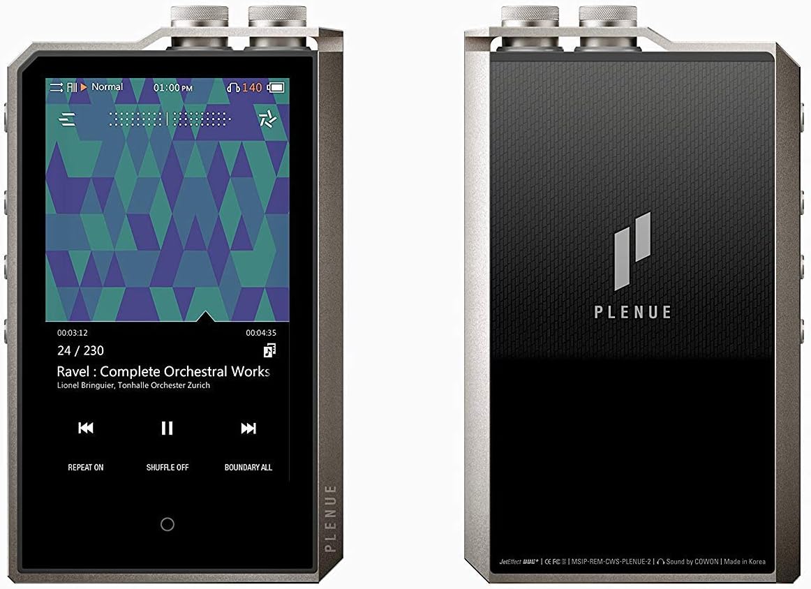 COWON PLENUE 2 AK4497EQ DAC 24bit/192kHz DSD128 128G APE High Resolution Lossless HiFi Music Player