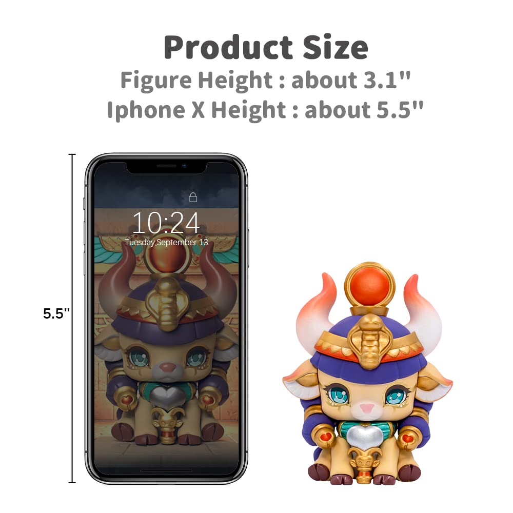 BEEMAI AARU Garden Ancient Egypt Mythology Series 2 1PC Random Design Cute Figures Desktop Ornament Collectible Toys Birthday Gifts