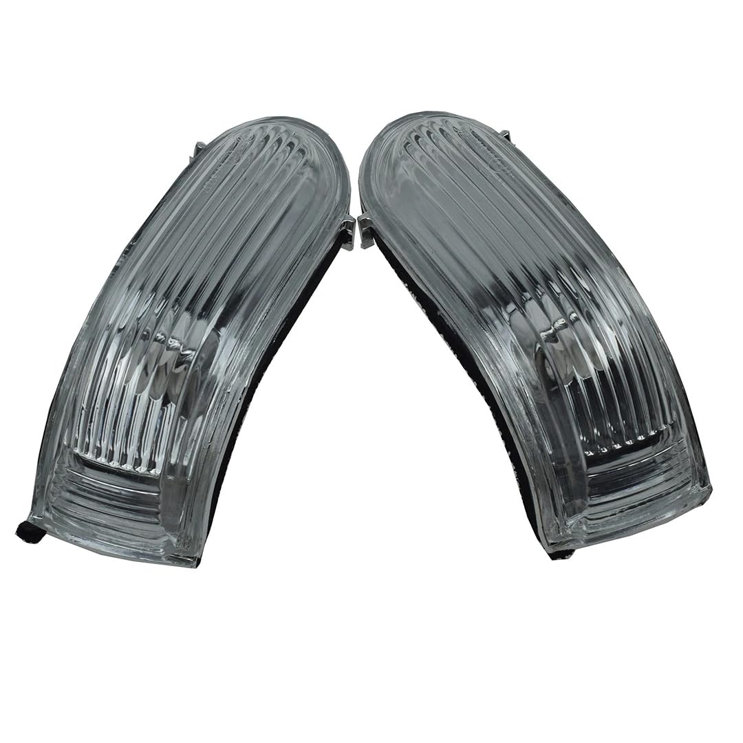 Rufutle Side Marker Lights for Kia Forte 2009-2011, Side Mirror Indicator Blinker Repeater Rearview Mirror Turn Signal Light No Bulb 87614-1M000/876241M000