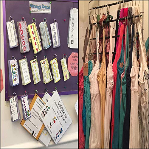 2 Inch（25 Pack）Book Binder Rings, Office Loose Leaf Ring, Nickel Plated Steel Binder Rings, Keychain Key Rings, Metal Book Rings, Silver #TOP5