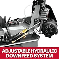 Vista 4 de JET Sierra de cinta de metal horizontal/vertical de 7 "x 12", 3/4 HP, 115/230 V 1Ph (HVBS-712)