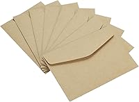Vista 14 de PATIKIL Mini sobres, paquete de 60 unidades de papel en blanco de 4.5 x 3.2 pulgadas, soporte para tarjetas de visita para fiesta de notas