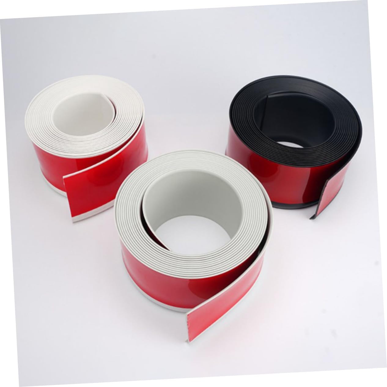 1roll Flexible Self-Adhesive Wall Corner Trim PVC Peel and Stick Molding for Cabinet Ceiling and Wall Edges Installation Decoration