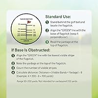 Vista 4 de Barska Blueline 8x22 Waterproof Golf Scope Monocular with Built-in Internal Distance Reticle