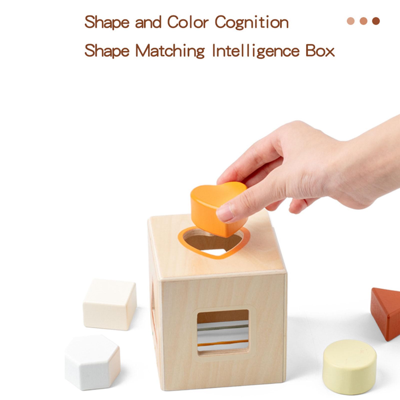 Set di Strumenti a Percussione in Legno Dal Design Unico, Che Sviluppa abilità di Coordinazione Occhio-mano, Viene Fornito con Blocchi di Smistamento delle Forme, Giocattoli per Animali e