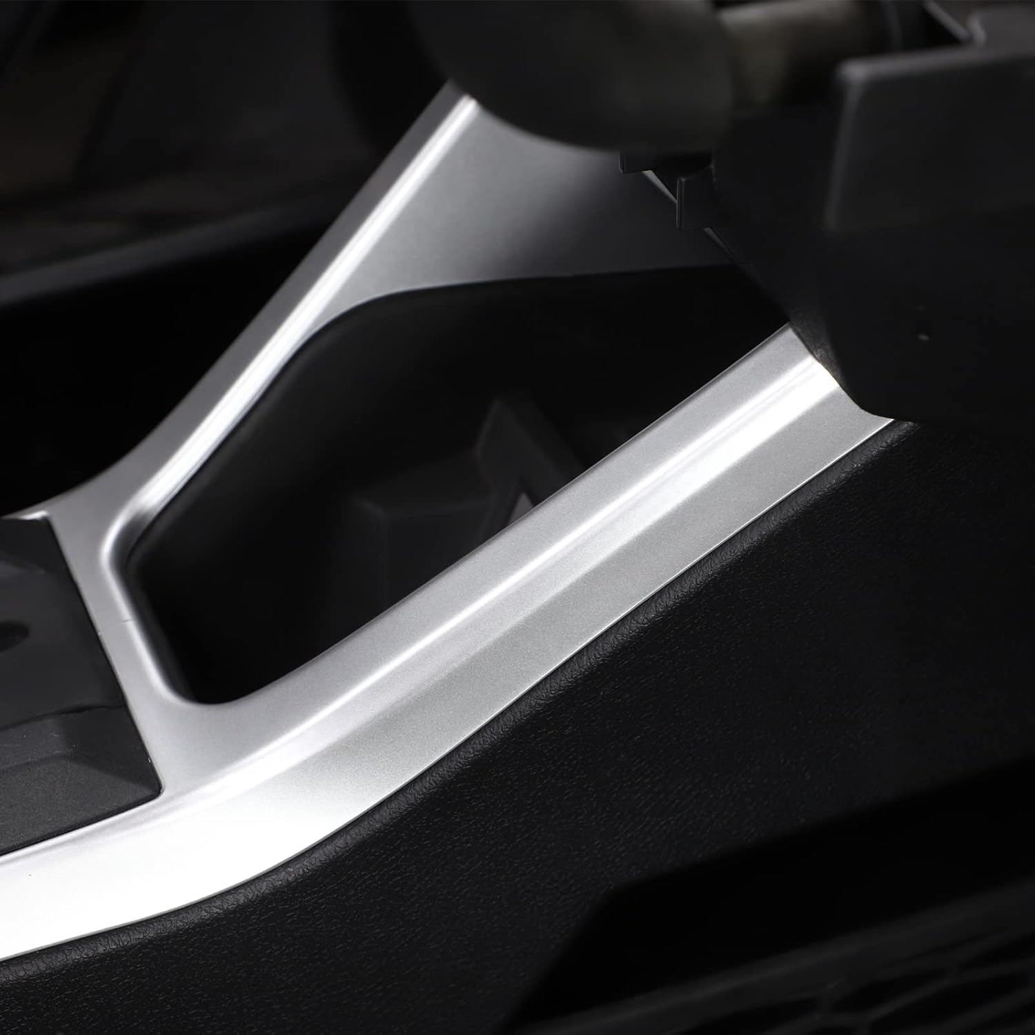 Gear Shift Panel Frame Compatible with Polaris RZR Pro XP Uitimate 2021 Accessories, ABS Material Automotive Center Console Gear Shift Cover Trim (Sliver)