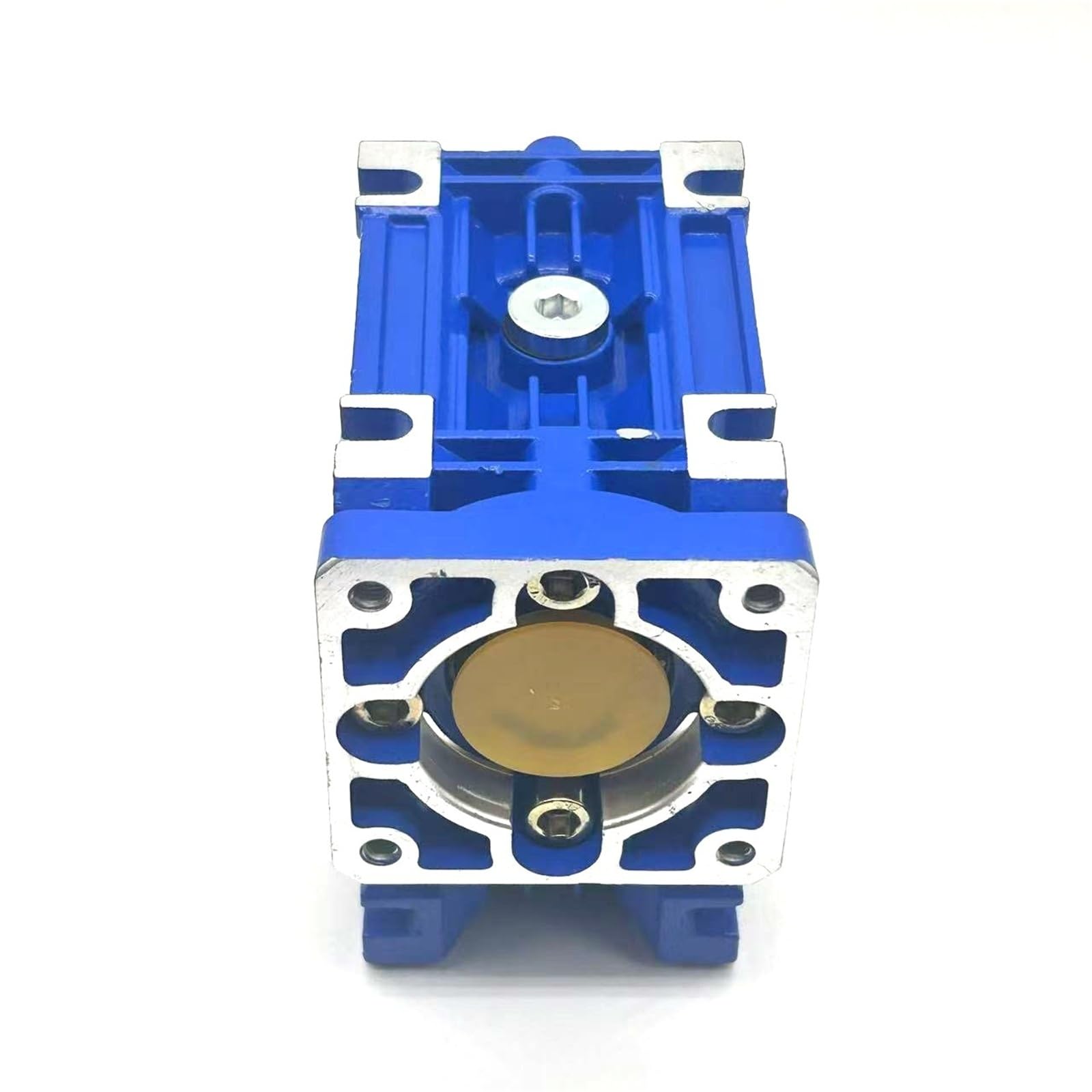 GTPBAO NMRV030 Schneckengetriebe-Drehzahlminderer, 11 mm Eingangswelle, 14 mm Ausgangsbohrung for NEMA 23-Schrittmotor Reduzierwelle(Ratio 7.5 to 1)