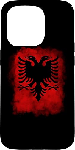 Vista 28 de Funda para iPhone 13 Pro Max Albanian Albanian flag Albania Eagle Kosovo