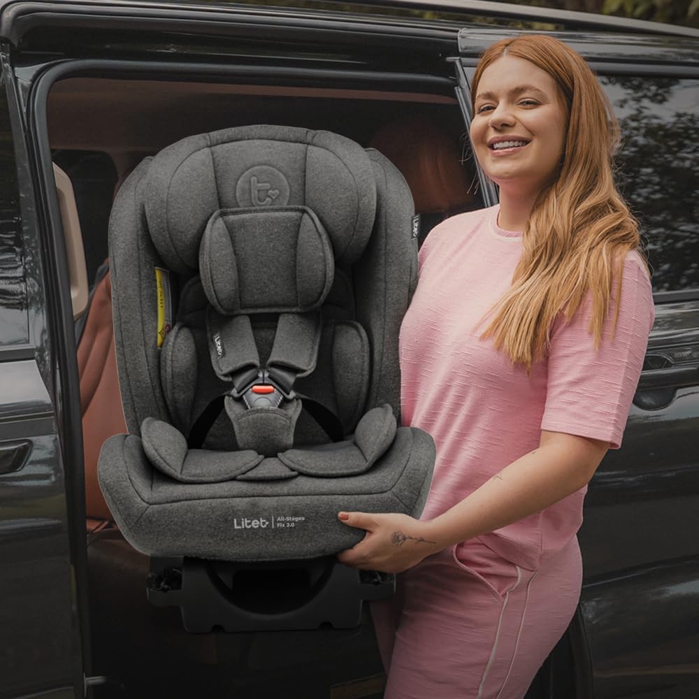 Cadeira para Auto 0-36 Kg Isofix Litet All Stages Fix 2.0 Preta – BB450