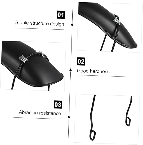 Miniatura 2 de Vaguelly motor trasero ajustable bicicleta de carretera motor trasero moto universal barro aletas guardabarros para motocicleta rueda delantera