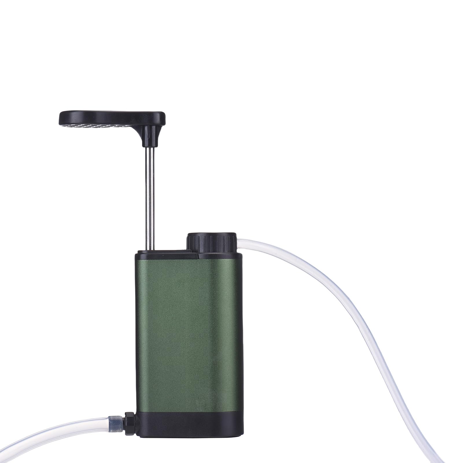 Matybobe Filtrazione Portatile Filtro di Sopravvivenza di Emergenza per Esterni di Filtro dell'Acqua Compatto Acciaio Inossidabile a velocità Rapida Leggera per la Pesca da Campeggio per (K8191)