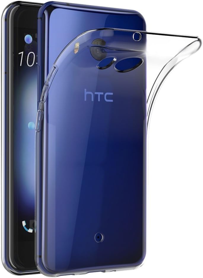 Case for HTC U11 (5.5 inch) Soft TPU Rubber Gel Bumper Transparent Back Cover