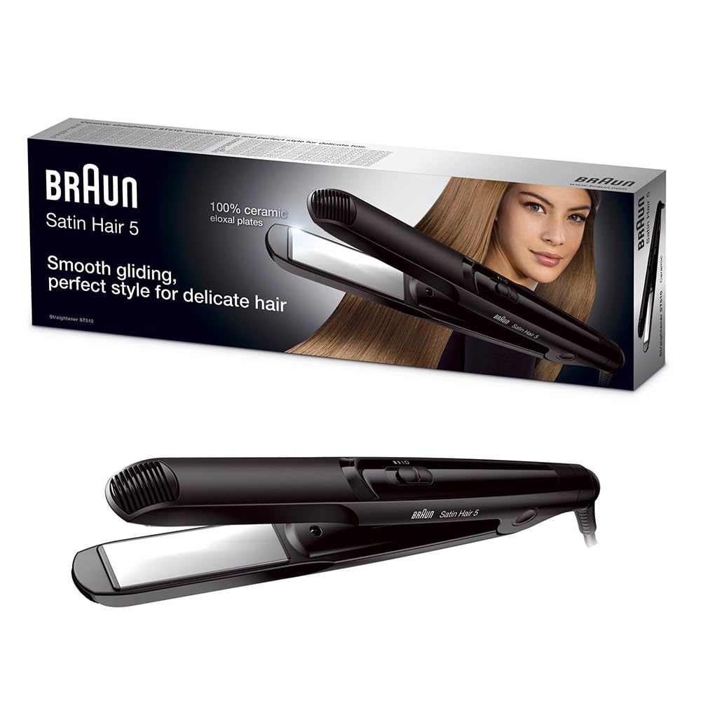Satin Hair 5 St510 Hair Straightener, One Size- black