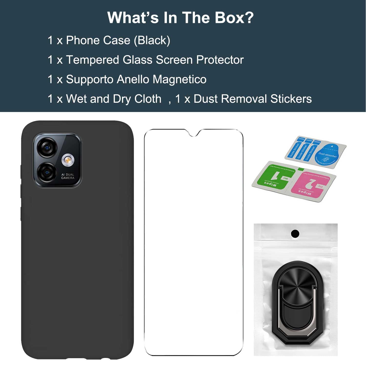 Cover Compatibile con Ulefone Note 16 PRO Custodia per