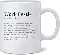 Coworker Gifts for Women Men Coworker Gift Mug, Colleague Mug Besties Coffee Mug Novelty Ceramic Cup Gift Friend Funny Mug Co Worker Best Friend Unique Office Gag Birthday Christmas Gifts Mugs 11 Oz