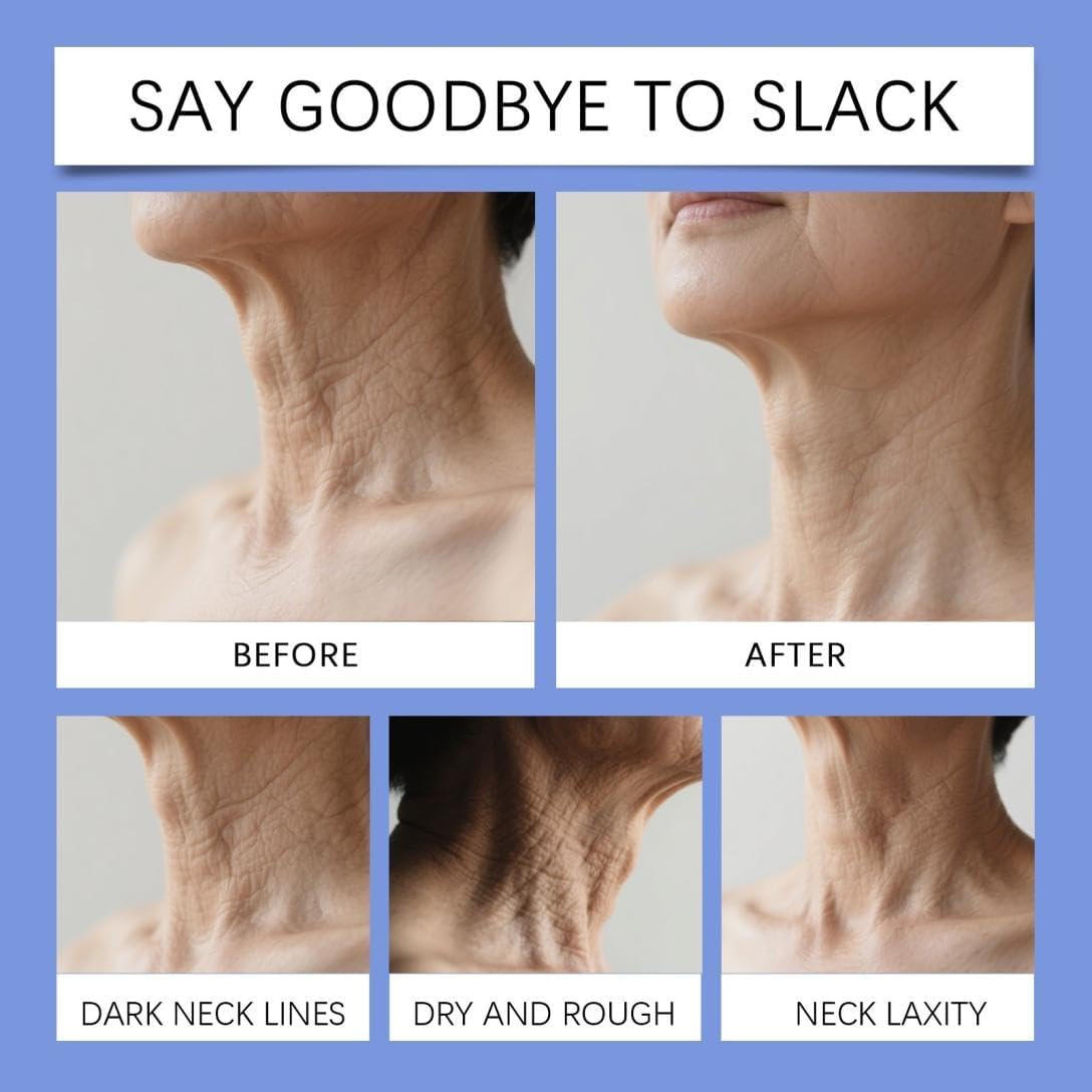 Crema Reafirmante Avanzada para el Cuello, Hidratante Antiedad para el Cuello, para Reafirmar, Mejorar la Elasticidad, Reducir las Líneas de Expresión y Piel Opaca, Cuello y Escote