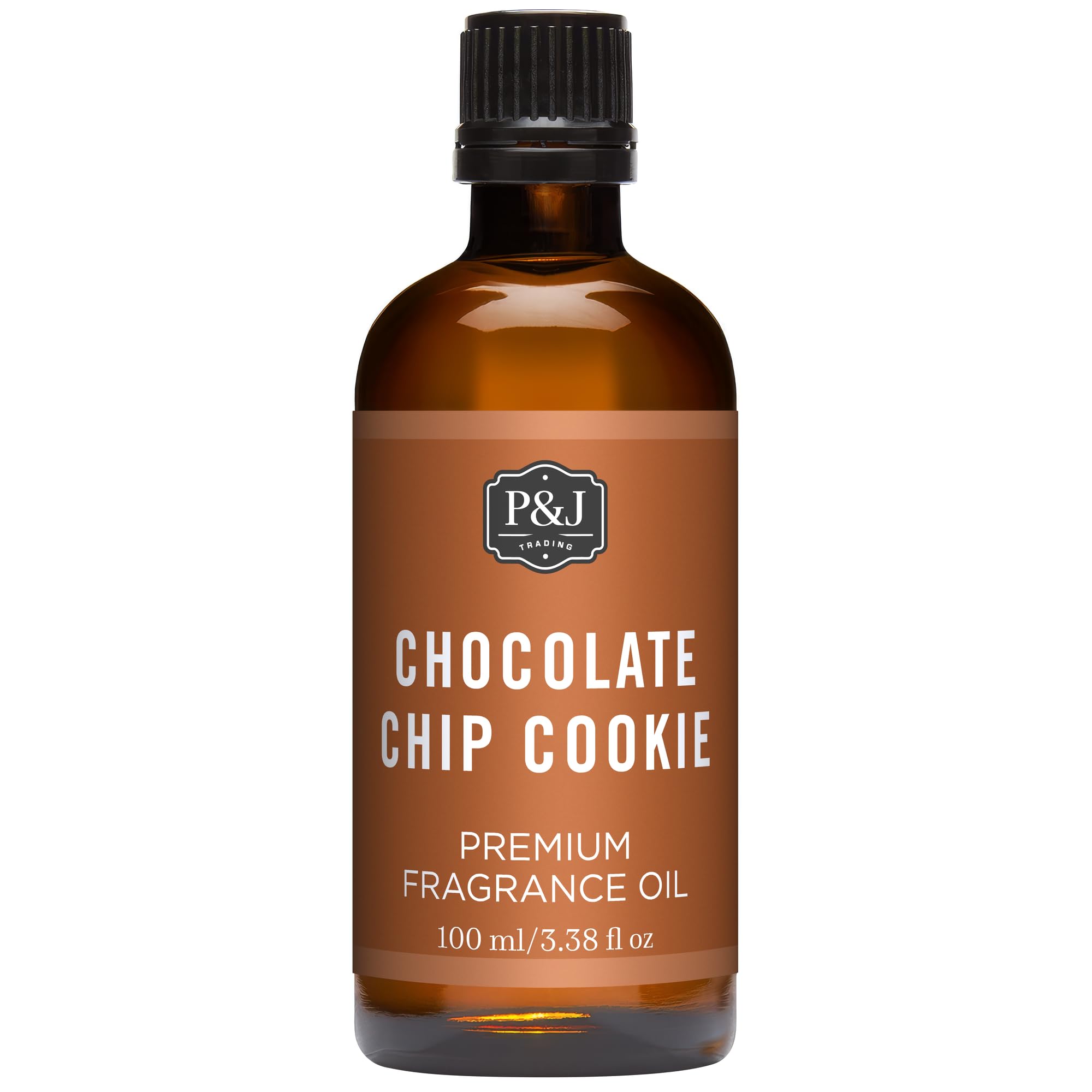 P&amp;J Trading - Chocolate Chip Cookie Scented Oil 100ml - Fragrance Oil for Candle Making, Soap Making, Diffuser Oil