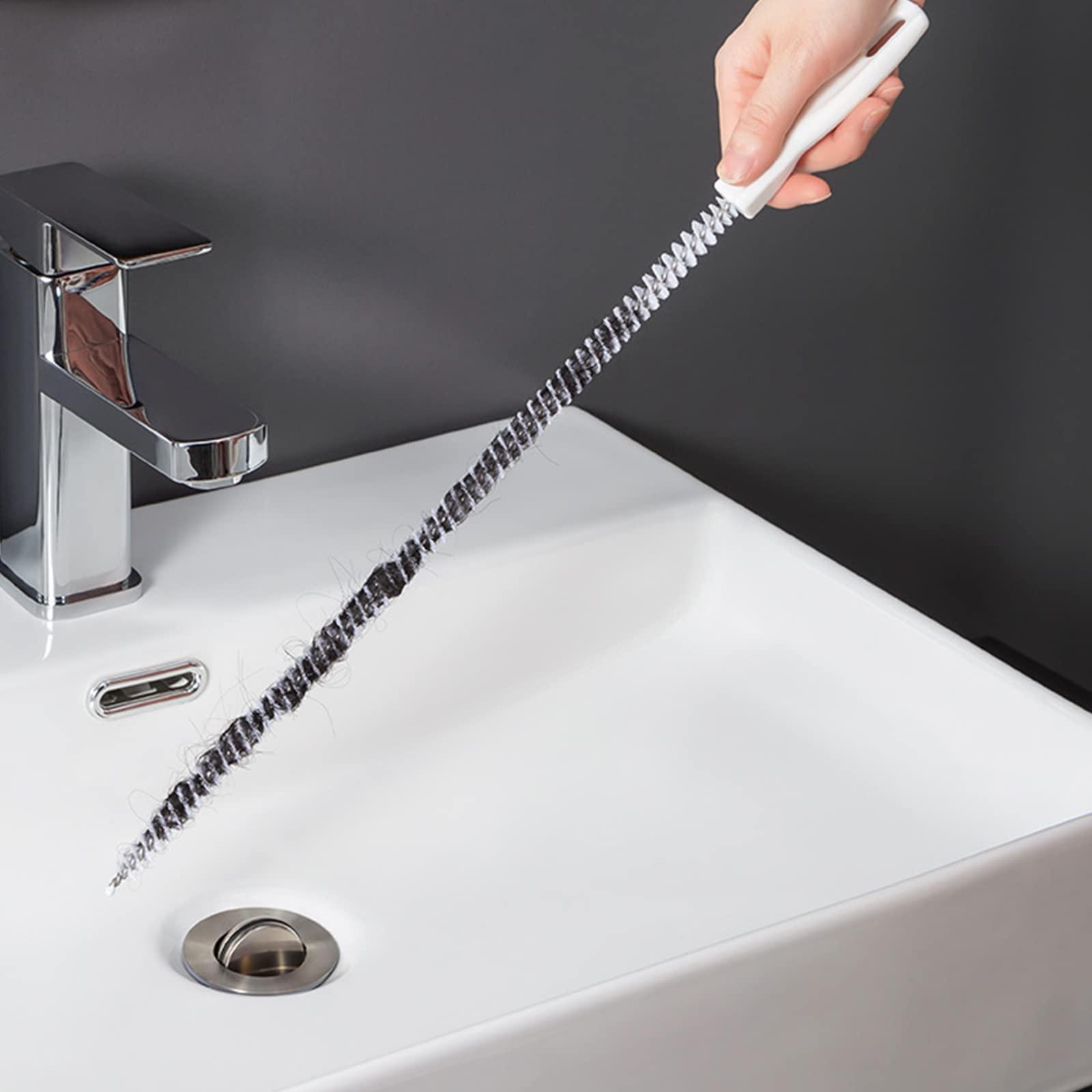 Buisreinigingsspiraal 5 meter - flexibele borstel - industriële