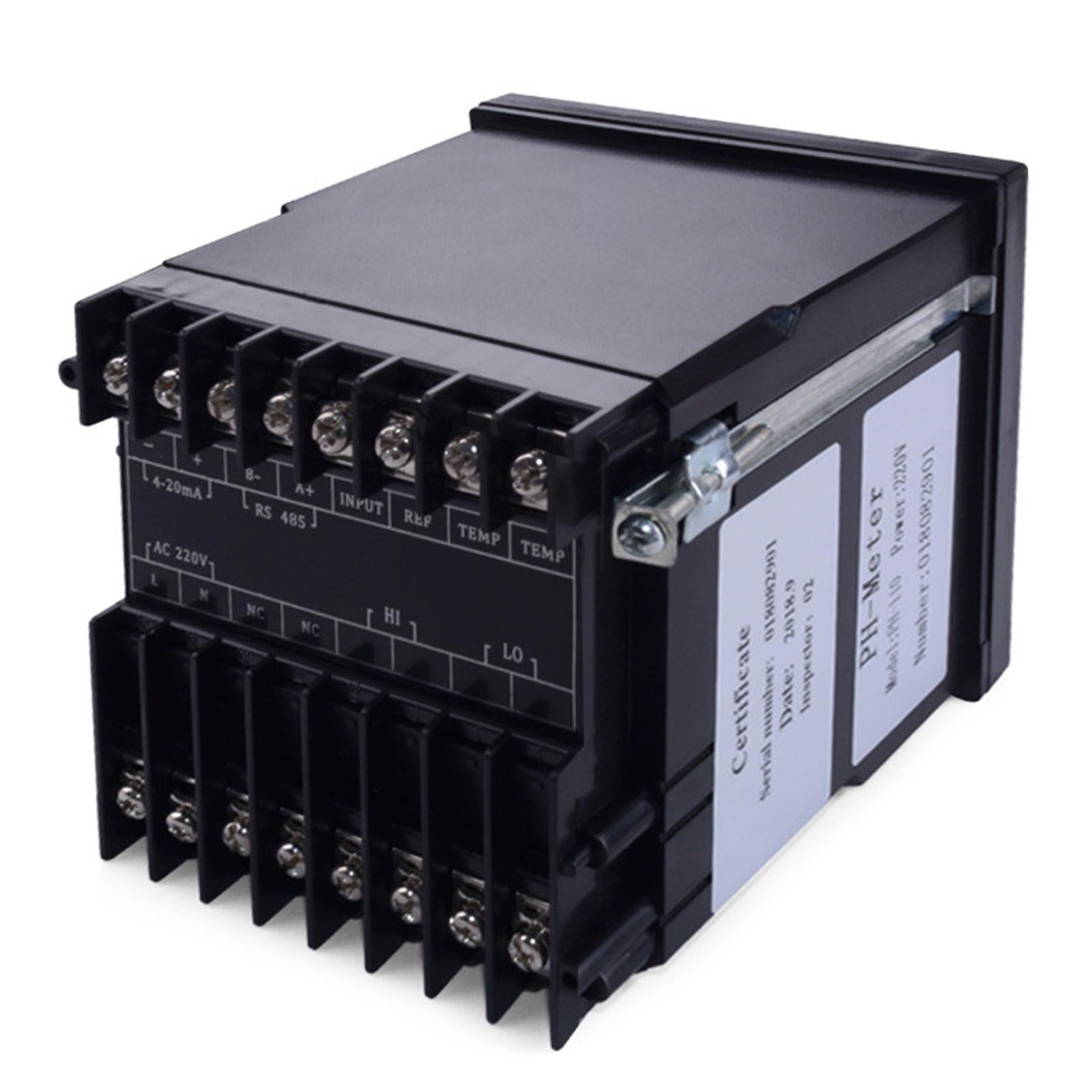 Medidor de pH y ORP, medición de pH 0-14, monitor de -1900 a +1900 MV, precisión de 0,02 pH/1 mV, temporizador de apagado automático, detección industrial de aguas residuales