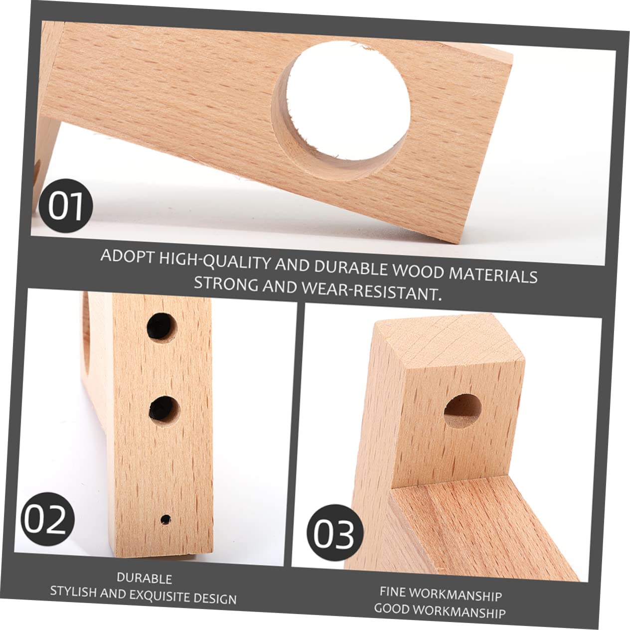 PRETYZOOM 10 Pcs Support De Poteau Romain Tringle À Rideau Rack Supports De Rideau Support De Rideau De Bain sans Perçage Supports De Tringle À Rideau Crochet D'Extrémité De Tringle À