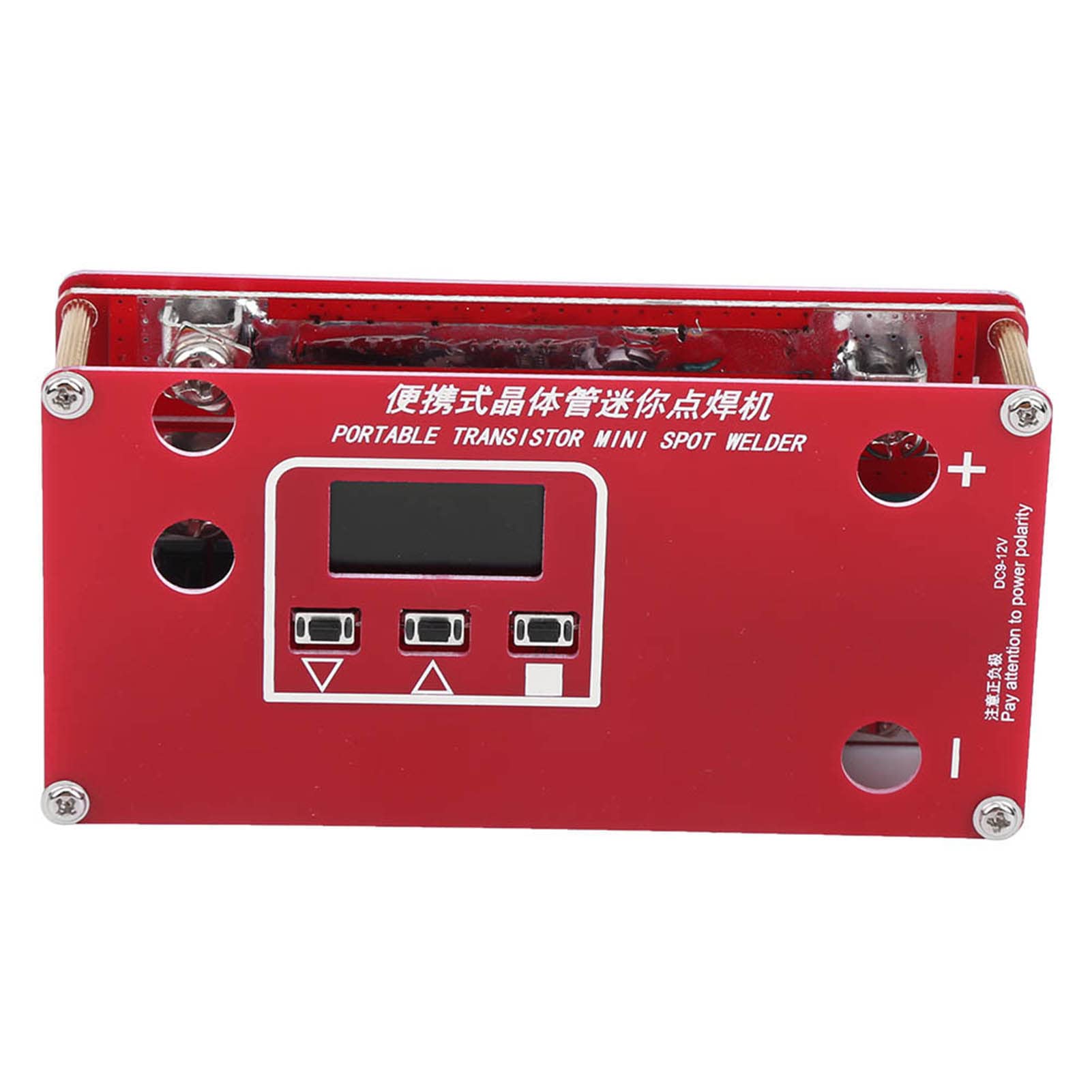 Mini Saldatrice a Punti Portatile con Display LCD, Batteria al Litio 12V, per Batterie e 2 Penne per Saldatura