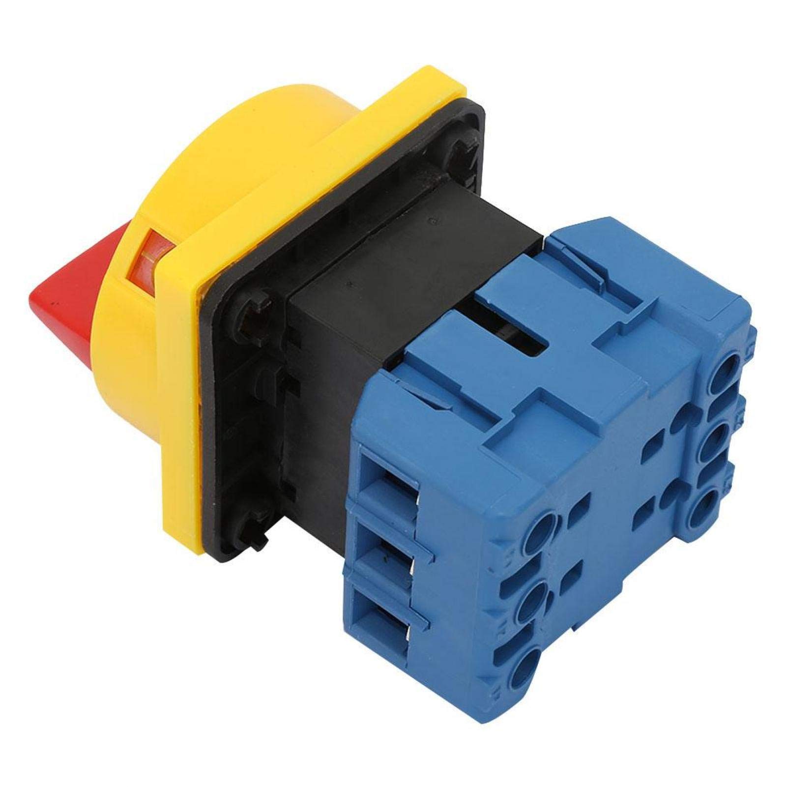 Interruptor Principal Interruptor Interruptor 40A/63A Interruptor de leva Giratorio, Interruptor de encendido/apagado 3 polos, 2 posiciones para máquina herramienta, maquinaria, química, textil(63A)