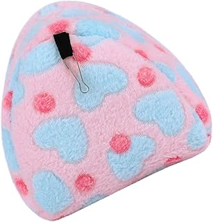 BESTOYARD 3 Pçs Hamster Pendurado Rede Pequena Rede Para Animais De Estimação Ouriço Gaiola De Lã Anão Hamster Rede Pequeno Animal Quente Gaiola Hamster Atividade Brinquedo Flanela Algodão