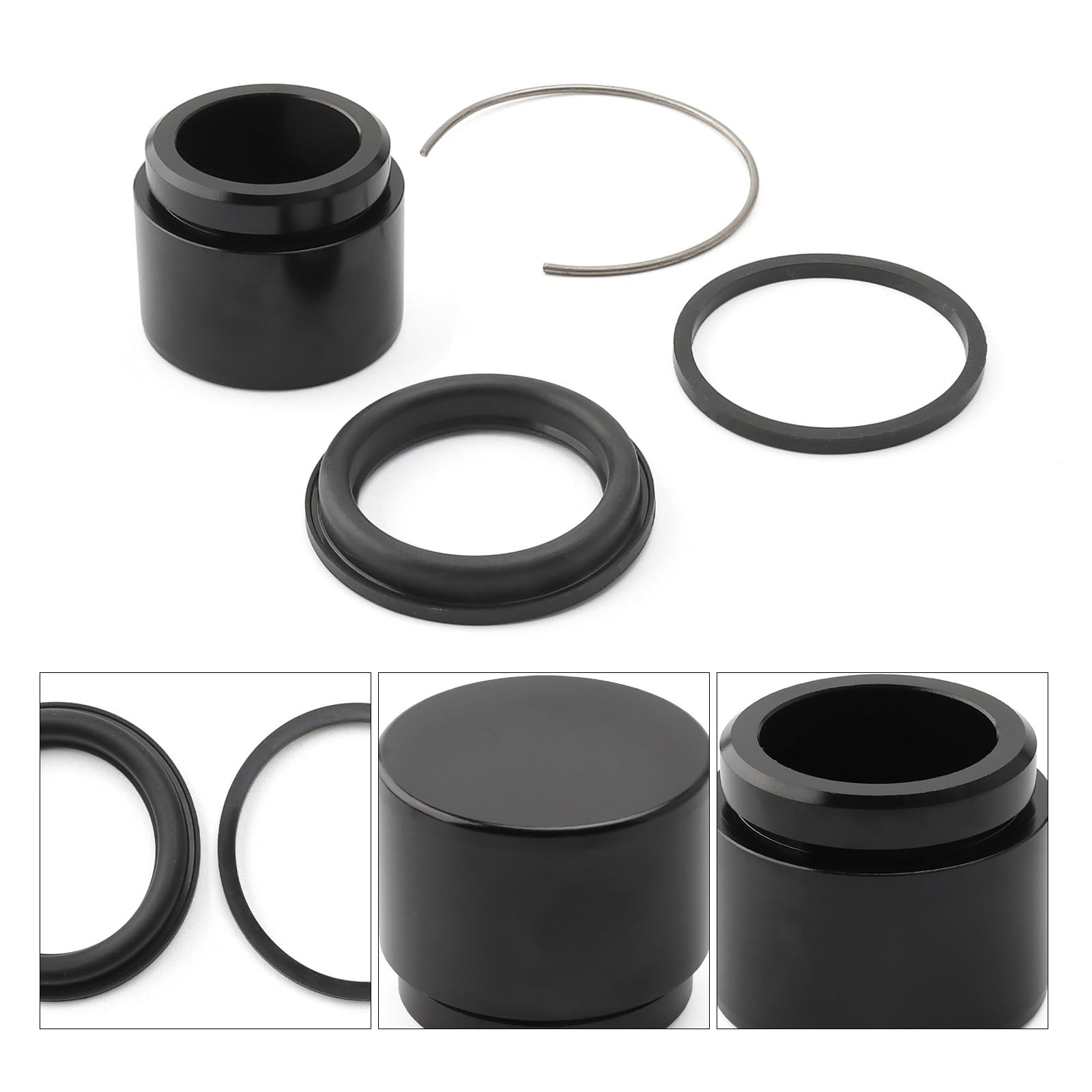 Arretratore Pistoncini Kit di revisione Pinza Freno Posteriore 44946-86 Adatto per Harley Sportster XL Dyna FXD Softail Fat Boy Touring Road King Electra Glide 87-1999 Pistone del Freno