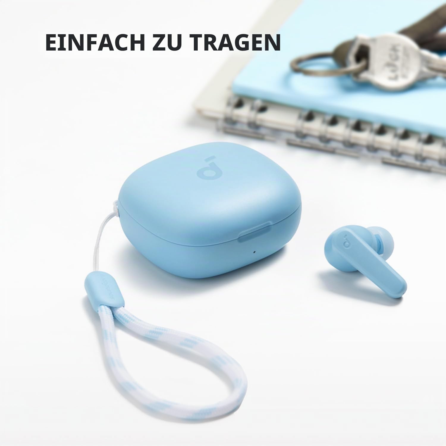 soundcore Anker P20i True Wireless Earbuds, 10-mm-Treiber mit großem Bass, Bluetooth 5.3, 30 Stunden Lange Spielzeit, IPX5 wasserdicht, 22 voreingestellte EQs(Generalüberholt)