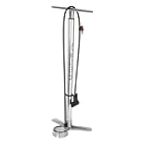 M-Wave Unisex's Air Flow Floor Pump, Silver, One Size