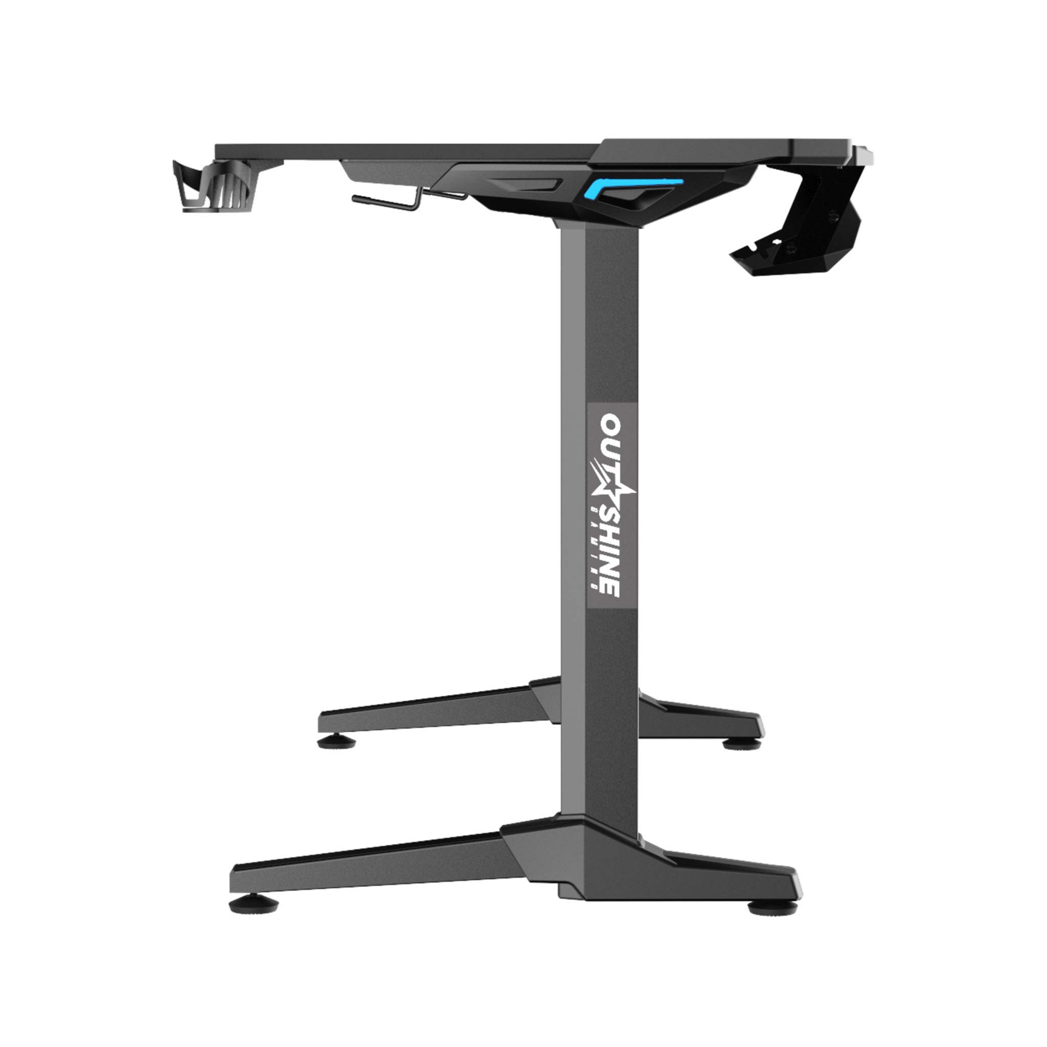 Outshine Gaming Entity Black PC Gaming Desk 113 x 64 x 77 CM PC Gaming