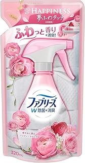 《セット販売》 P&G ファブリーズ ダブル除菌+消臭 with レノアハピネス 華やかに香るアンティークローズ つめかえ用 (320mL)×3個セット 詰め替え用 【P&G】