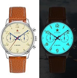 Amazon.com: Men's Classic 40mm Seagull Movement 1963 Pilot's Amazon.com: Men's Classic 40mm Seagull Movement 1963 Pilot's