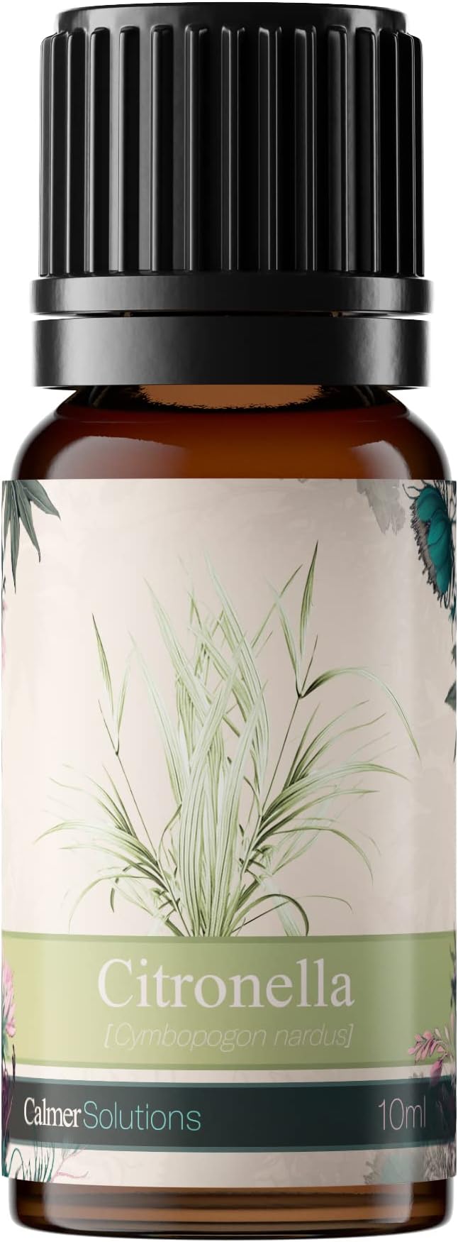 Citronella Essential Oil 10ml – 100% Pure & Natural Steam Distilled Cymbopogon Nardus Oil – Fresh Citrus Aroma for Diffuser, Aromatherapy & Home Fragrance – UK Bottled Essential Oil