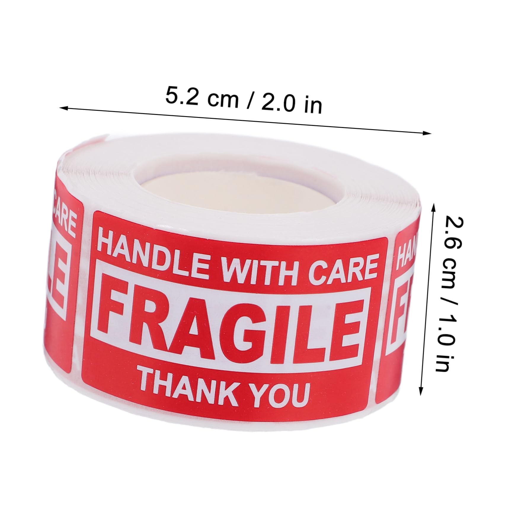 GLEAVI Fragile Tape for Shipping 250 Count Packing Labels Tamper-evident Design Easy to Apply