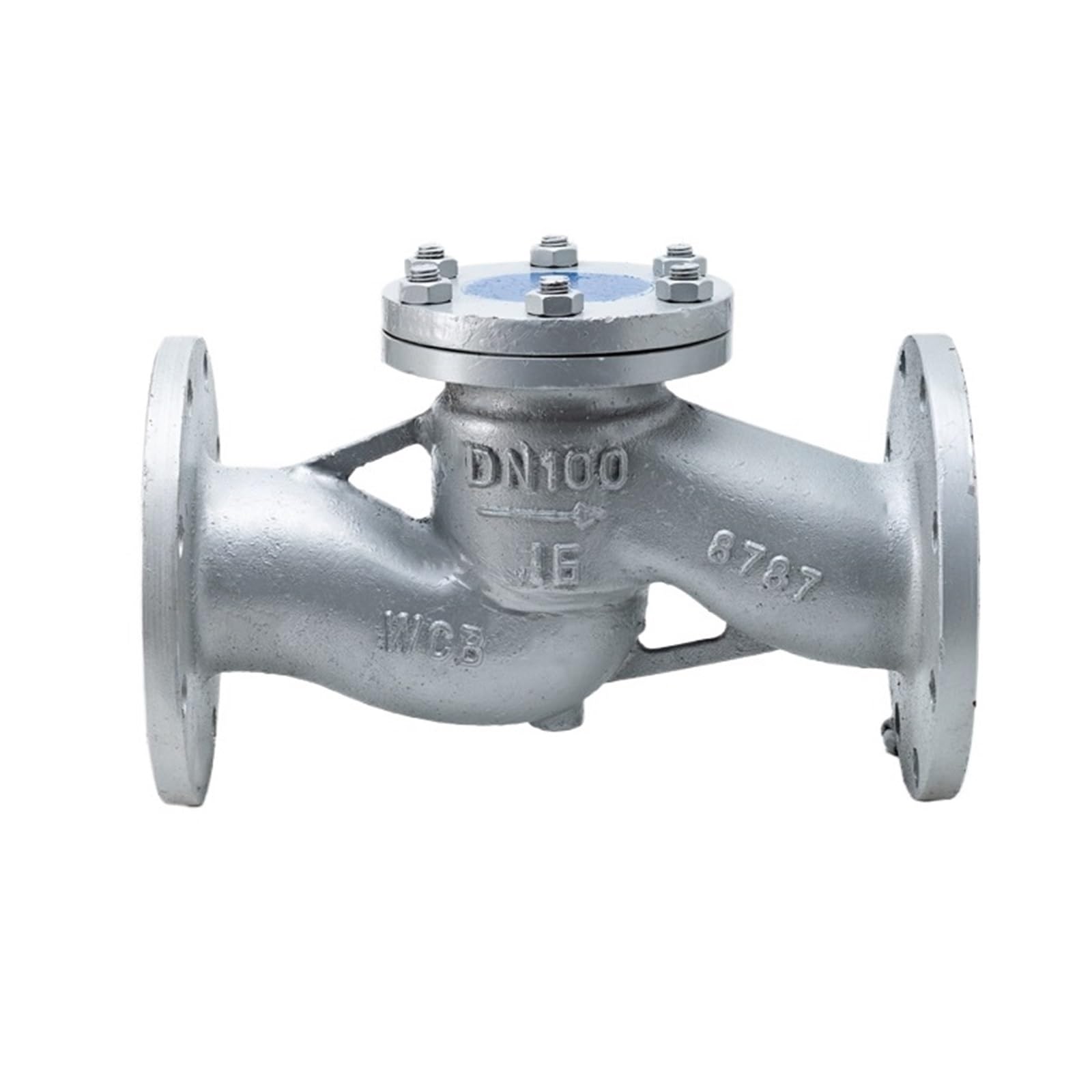 Válvula antiretorno Válvula de retención con elevación por Brida de Acero Fundido H41H-16C/25C Válvula de retención DN25 40 50 65 80 100 125 150 200 250(Cast Steel DN200)