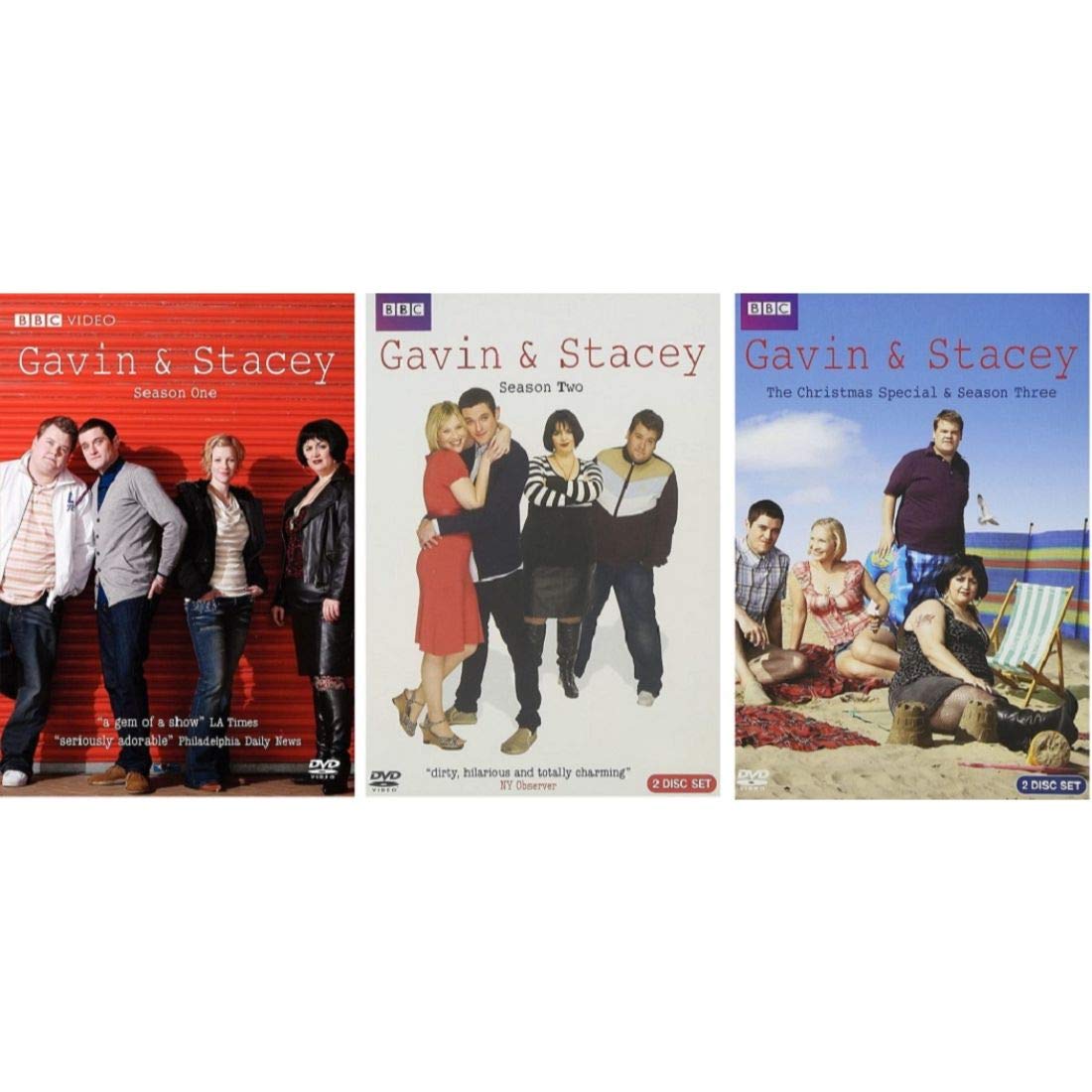 Gavin & Stacey Complete Series (Seasons 1-3 5 Disc DVD Set)