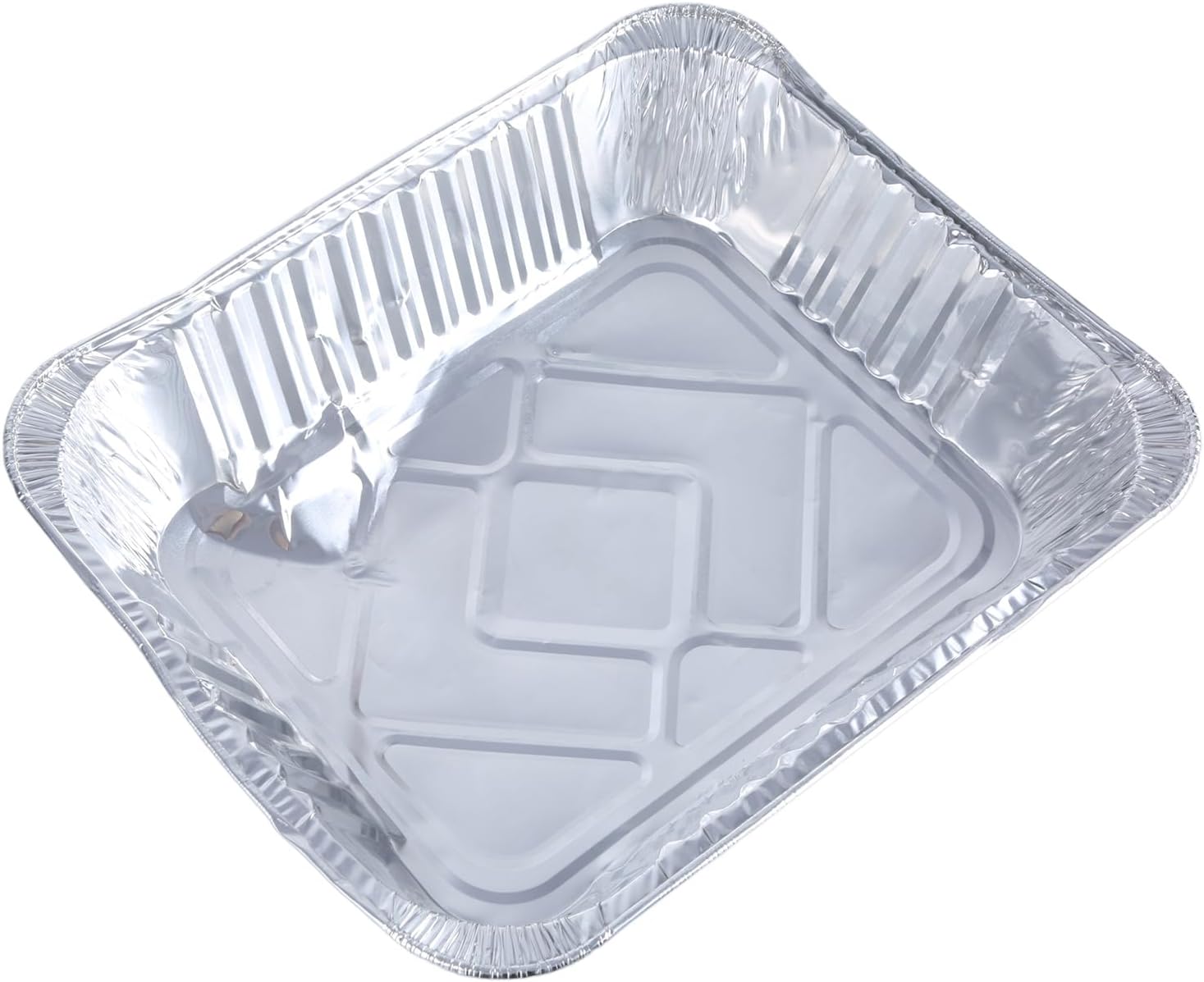 10pcs Disposables Tray Thickened Food Container Box Aluminums Foils Cookware Thickened Pans for Cooking and Storing Food Restaurant Supplies
