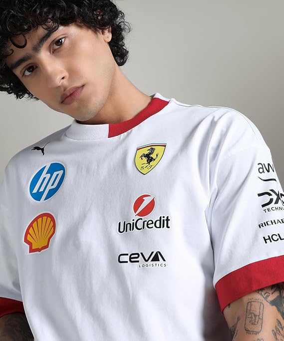 PUMA Scuderia Ferrari F1 2025 Driver's Oversized Tshirt