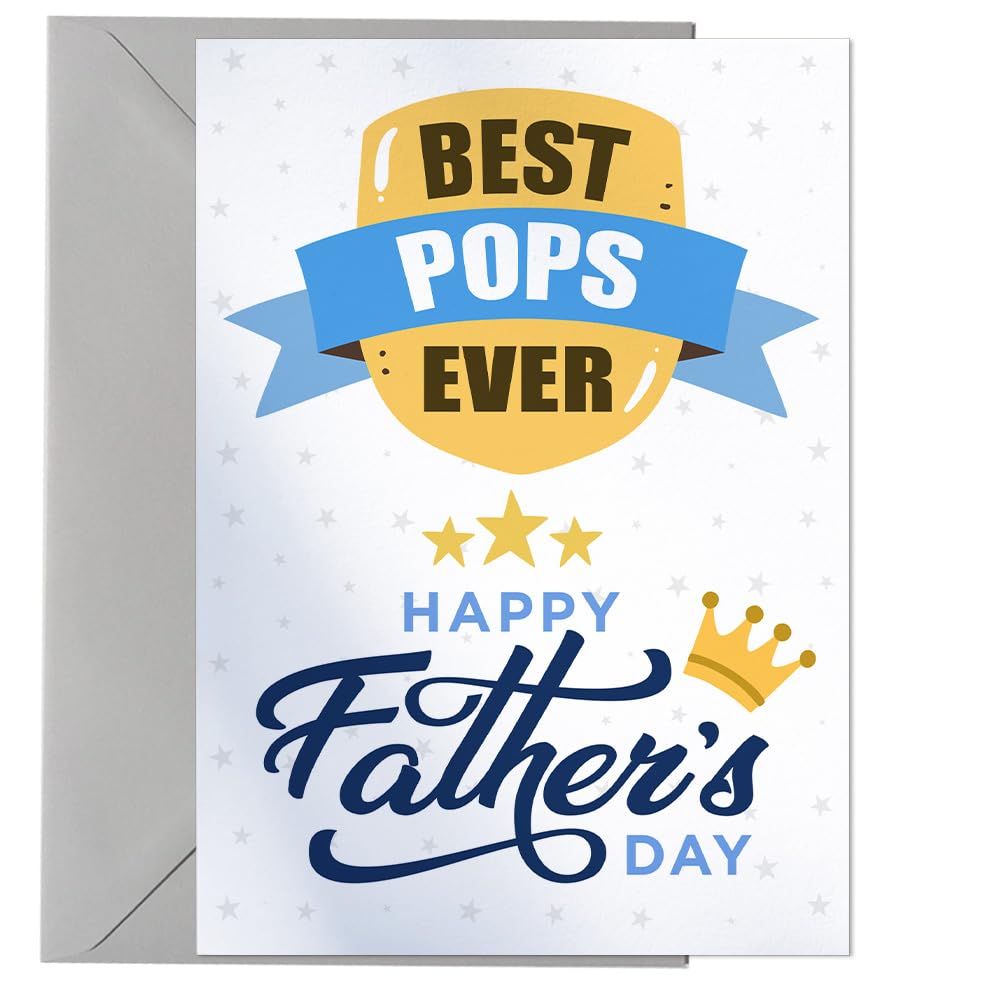 Happy Father's Day Card for Best Pops Ever