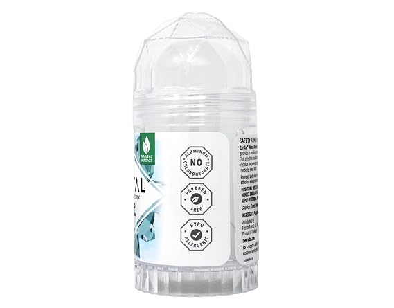 Crystal Mineral Deodorant Stick, Unscented 4.25 oz