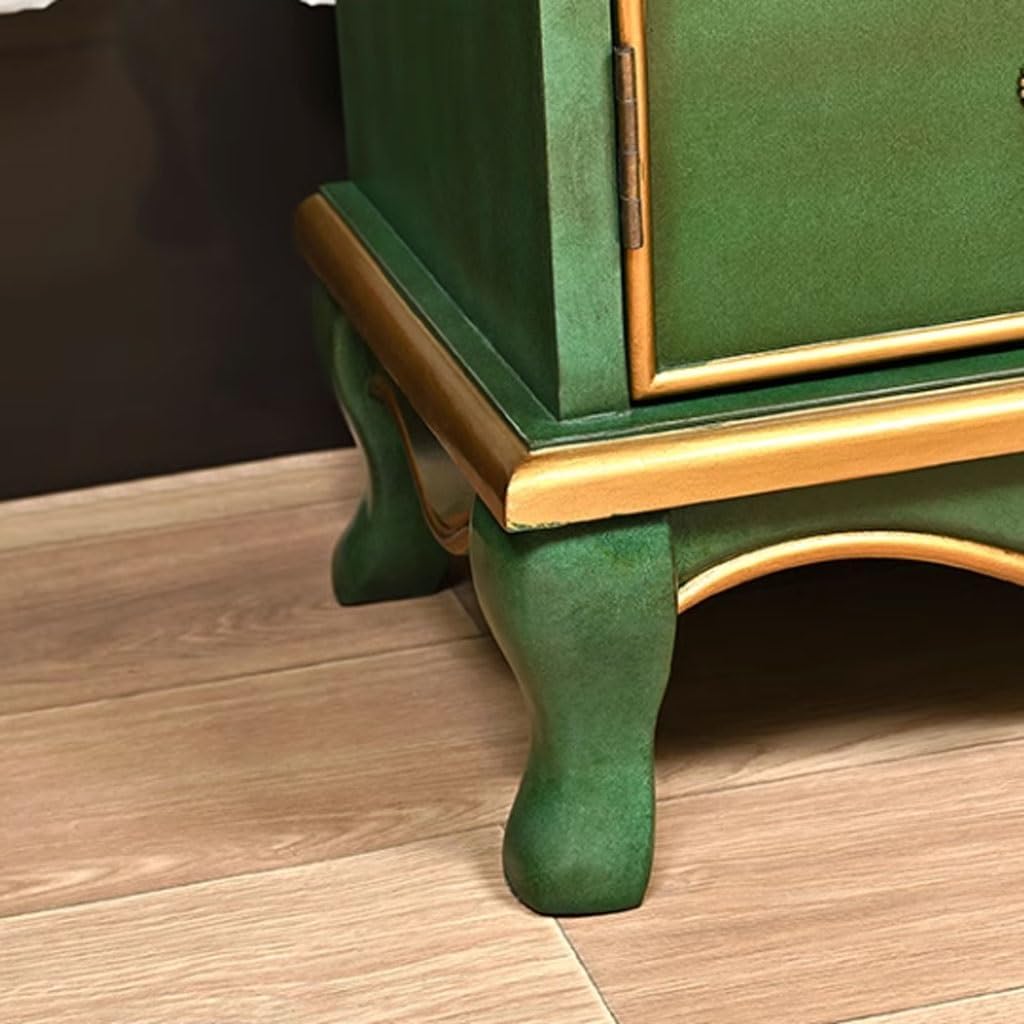 Aparadores para Comedor Country Painted Shoe Cabinet Solid Wood Living Room with Drawer Storage Cabinet Retro Dining Sideboard Bufetera