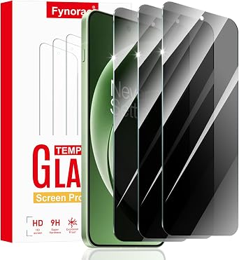 Privacy Screen Protector for OnePlus 15R 5G/OnePlus Ace 6, Double Shatterproof Anti-Spy Tempered Glass Film, [Impact- Private Protection][Anti-Shatter][Anti-Scratch][9H Hardness]- 3 Pack