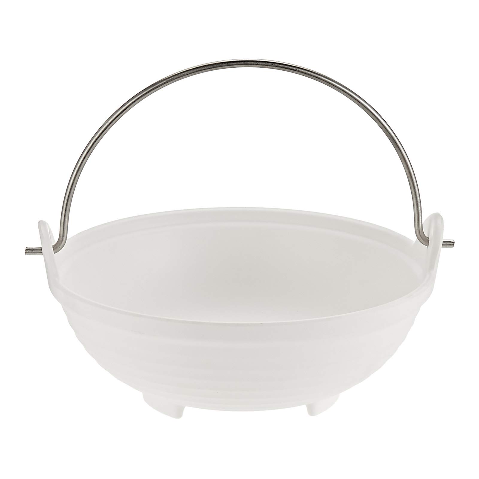 Servewell Melamine Horeca Kadai W/Handle Large White 17.8cm S-2568_01