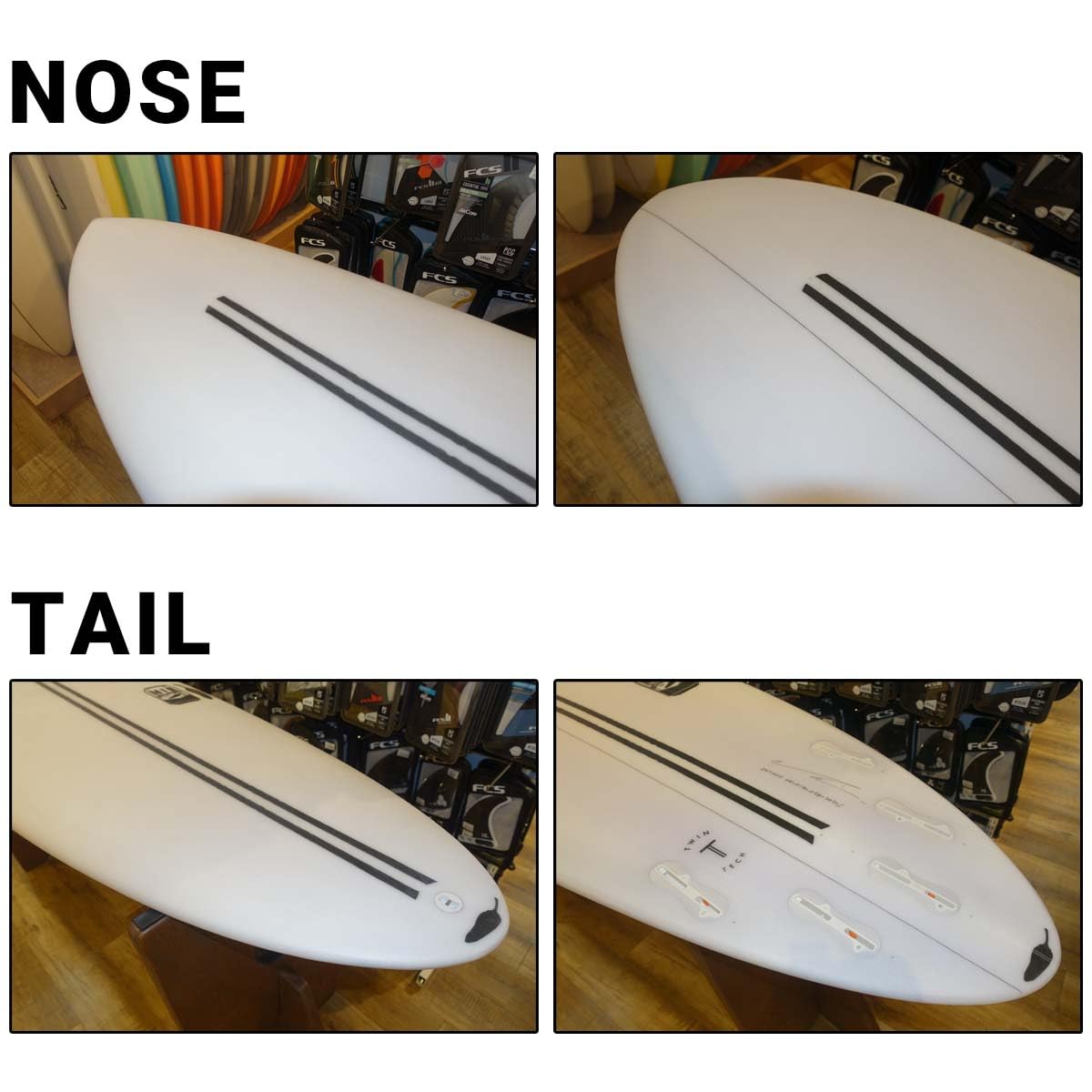 Amazon | CHILLI チリ サーフボード MIDSTRENGTH TWIN TECH ミッド 