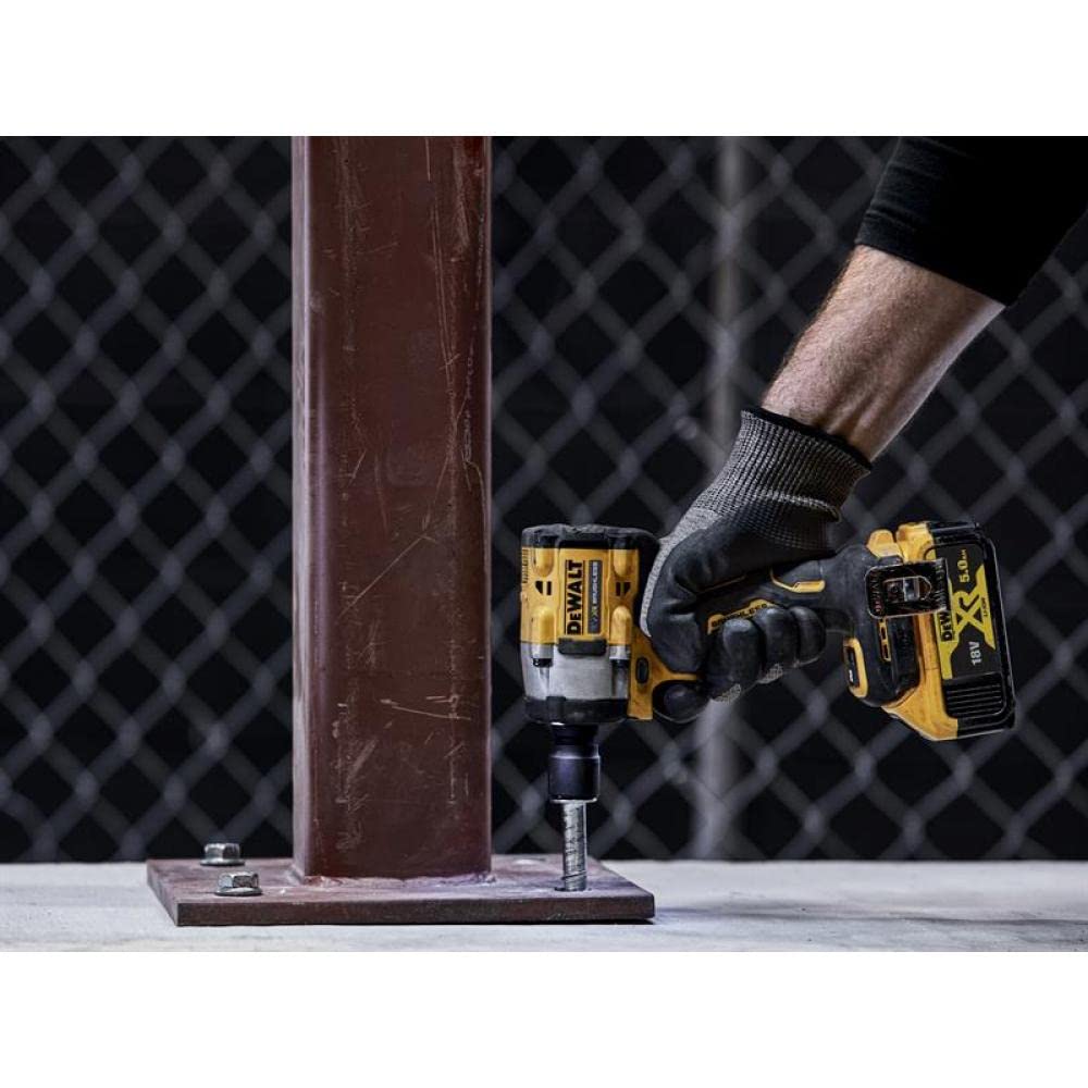 DeWalt DCF921P2T XR BL Avvitatore a impulsi 1/2" 18V 2 x 5.0Ah Li-ion, giallo
