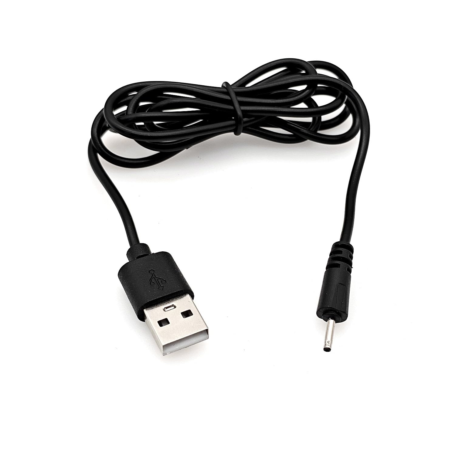 JZK USB Ladekabel für alte Nokia Modelle, DC 2,0 x 0,6 mm Hohlstecker, 2 mm kleines Stiftkabel für Nokia Handys 1208 2630 2760 5310 6111 E65 E71 N95 7370 100 6120