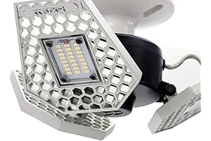 00342-2 TRiLIGHT Screw-in Motion Activated Ceiling Light for Garage