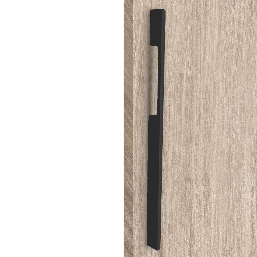 volo wardrobe cabinet handle – multi-use pull handle for wardrobe, drawer, sliding closet, and door in kitchen, office, and bedroom pack of 1 (black, 900mm (36 inch))
